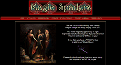Desktop Screenshot of magicspaders.net